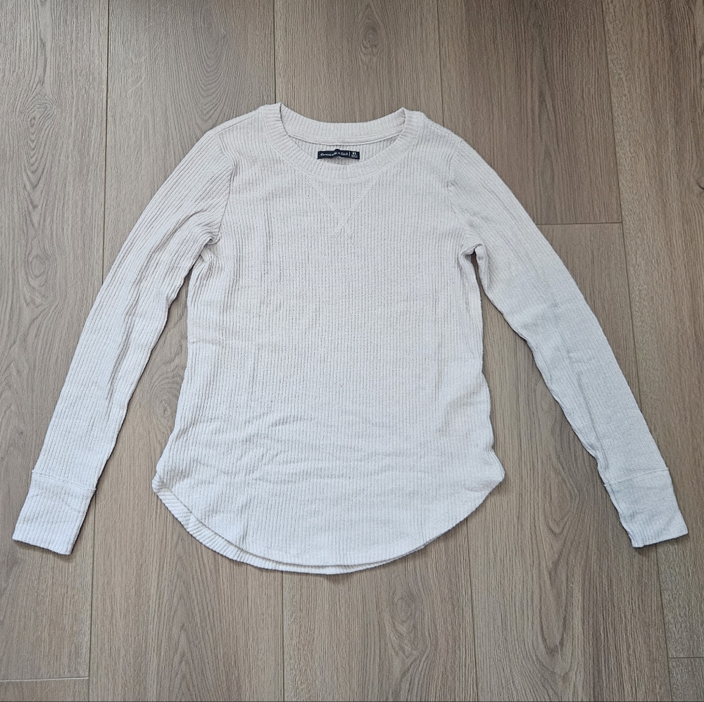 Abercrombie & Fitch Ribbed Long Sleeve XS